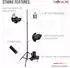 TronicXL Stativ 210cm höhenverstellbar mit Kugelkopf (TR-VALUE-POD4)