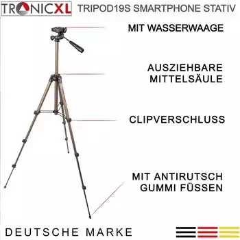 TronicXL Tripod 19S flexibles Smartphone-Stativ (TR-TRIPOD19S.25)