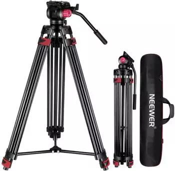 Neewer TP-M200 Videostativ 200cm Fluidkopf 8kg (B09VL46P6R)