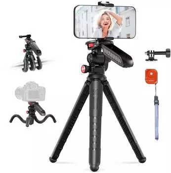Neewer TP36 Flexibles Mini-Stativ mit Fernbedienung, Selfie Stick (10103662)