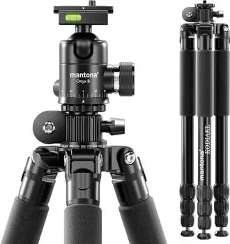 Mantona Kodiak L 284 + Onyx 8 Kugelkopf Set, Arca-Swiss kompatibel (1023615)