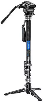 Leofoto MF-324C + VD-04 + BV-10 Carbon-Einbeinstativ-Set (84970)