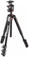 Manfrotto MN MK190XPRO4-BHQ2, Manfrotto 190 ALU 4 SEC KIT Kugelkopf (Metall) (MN