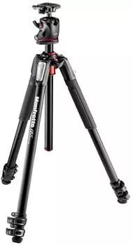 Manfrotto 055 Alu Stativ mit Kugelkopf & horizontaler Mittelsäule, 3 Segmente Manfrotto 055 Alu Stativ mit Kugelkopf & horizontaler Mittelsäule, 3 Segmente