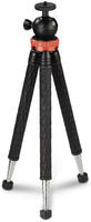 Hama Traveller Pro Dreibeinstativ 1/4 Zoll Arbeitsh&ouml;he=23 - 105 cm Schwarz, Silber,