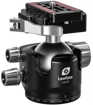 Leofoto Stativ-Kugelkopf, schwarz (LH-47LR)