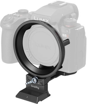 SmallRig Rotatable Horizontal-to-Vertical Mount Plate Kit for Panasonic LUMIX S5 II / S5 IIX / G9 II Video Zubehör Schwarz