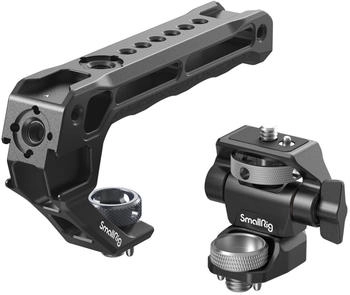 SmallRig Top Handle with Monitor Support Kit (Compatible with ARRI 3/8"-16 Screw) 5323 (Griff) Video Zubeh&ouml;r Schwarz