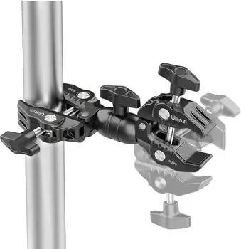 Ulanzi Double Super Clamp (Halterungsbügel) Digitalkamera Zubehör Schwarz