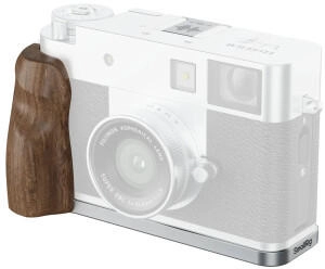 SmallRig L-förmige Montageplatte mit Holzgriff für FUJIFILM X half silber