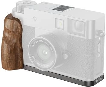 SmallRig L-förmige Montageplatte mit Holzgriff für FUJIFILM X half Holzkohle-Silber