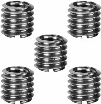 Sunwayfoto Gewindeadapter 3/8-1/4 Zoll (stainless steel) - 5er Set