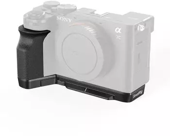 SmallRig 4797B L-förmige Montageplatte mit Silikongriff für Sony Alpha 7C II / Alpha 7CR Video Zubehör Schwarz