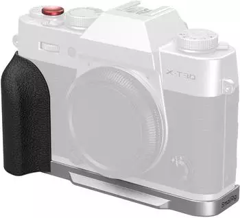 SmallRig 5664 L-Shaped Mount Plate with Silicone Handle for FUJIFILM X-T30 / X-T30 II / X-T30 III (Silver) (Cage Griff) Video Zubehör Silber Schwarz
