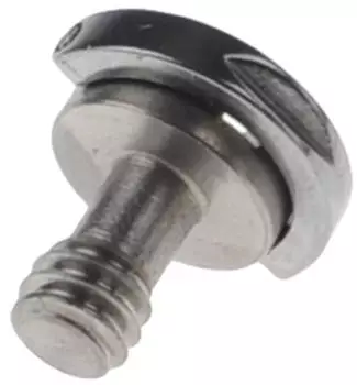 Caruba 1/4" Schroef met D Ring Metaal (Stativ Schwenkgriff) Stativ Zubehör Silber
