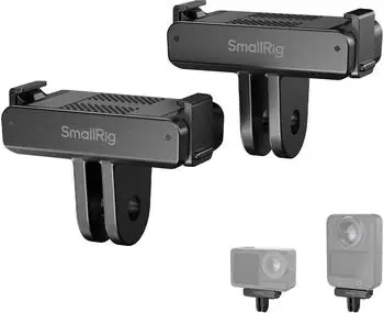 SmallRig 5813 Quick Release Mount Adapter for DJI Osmo 360 / Action 5 Pro / 4 / 3 Action Cam Zubehör Schwarz