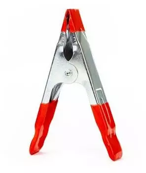Caruba Metall Mehrfederklemme 4 Zoll rot (Metall) Stativ Rot