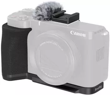SmallRig 5808 L-Shaped Mount Plate with Handle for Canon PowerShot V1 (Black) (Griff) Video Zubeh&ouml;r Schwarz