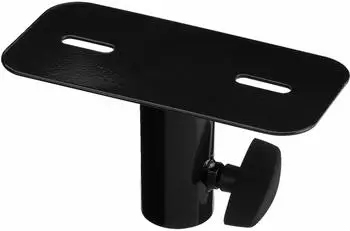 Monacor Adapter-Platte ( ) Stativ Zubeh&ouml;r Schwarz