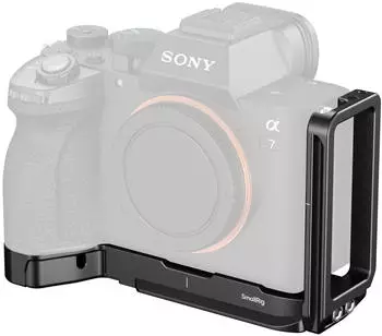 SmallRig 6034 L-Shaped Mount Plate with AirTag Slot for Sony Alpha 7 V / 7R V / 7 IV Video Zubeh&ouml;r Schwarz