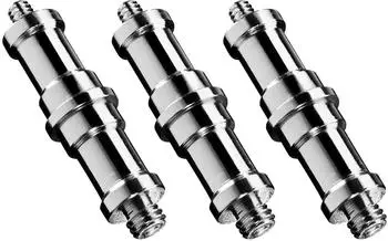 Walimex Spigot Gewindeadapter 3/8" auf 1/4", 3er-Set (1023551)