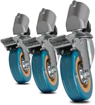 Walimex Pro 7522 Stativrollen 75mm, 3er-Set (23093)