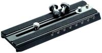 MANFROTTO Schnellwechselplatte mit 1/4 Zoll und 3/8 Zoll Schraube #501PL