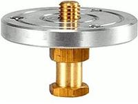 MANFROTTO Adapterplatte 3/8 Zoll mit Hexagonal Pin #208HEX