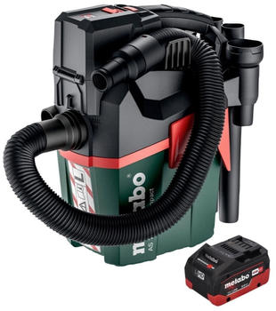 Metabo AS 18 L PC Compact Akku Sauger 18 V 6 l IPX4 Staubklasse L + 1x Akku 8,0 Ah