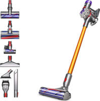 Dyson V8 Absolute 2-in-1-Stabstaubsauger Akku Trocken Beutellos Silber, Gelb