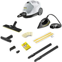 K&auml;rcher SC 4 EasyFix IRON Zylinder-Dampfreiniger 0,8 l 2000 W Schwarz - Wei&szlig;