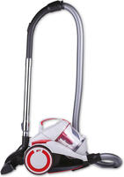 DIRT DEVIL DD2502, Dirt Devil Staubsauger 700 W Beutellos, Zyklon-Technik Wei&szlig;-Rot