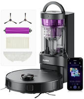 EUREKA E20 Plus Saugroboter mit 8000 Pa Saugkraft und Selbstentleerungsstation,