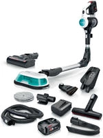 BOSCH Akku-Stielstaubsauger "BSS712XHYG" HEPA Filter, rotierende Wischpads, 2 Akkus,