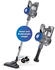 CLEANmaxx Bodenstaubsauger (Kabellos, 45 Min, Anthrazit/Blau)