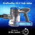 CLEANmaxx Bodenstaubsauger (Kabellos, 45 Min, Anthrazit/Blau)