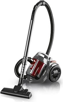 CLEANmaxx Bodenstaubsauger Zyklon Grau, Schwarz 14638