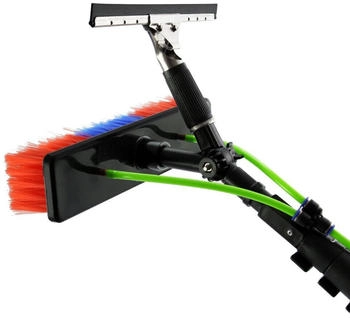 MonsterShop Water Fed Window Cleaning Pole - 24ft Max Blast Black One Size