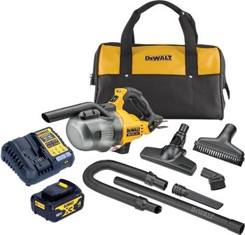 DeWalt DCV 501 LM1 Akku Stabsauger 18 V 0,7 l Staubklasse L + 1x Akku 4,0 Ah + Ladegerät
