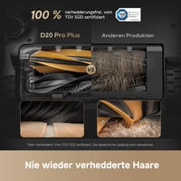 DREAME D20 PRO Plus Roboter-Staubsauger, Schwarz