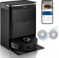 BOSCH Saugroboter "mit Wischfunktion Spotless Max Cam BCRDW3BX, rotierende