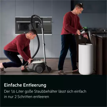 AEG AL61C2SW – Filterprinzip ohne Beutel im Alltag