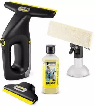 K&auml;rcher Akku-Fenstersauger WV 2 Universal Precision+ Black 1.633-676.0