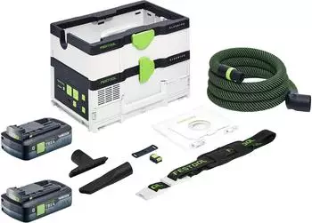 Festool Absauganlage CTLC SYS I-Basic 36 V Staubklasse L + 2x Akku 4,0 Ah