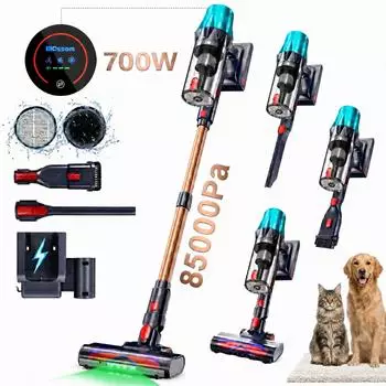 BLOSSOM Akku-Hand-und Stielstaubsauger 85000Pa/70Min/2,1L