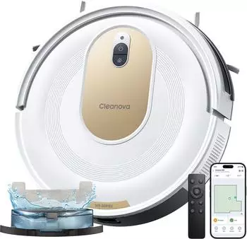 Vactidy Cleanova W8 Saug- und Wischroboter 3-in-1, 5000Pa, ultraflach, wei&szlig; (W8-EU-B)