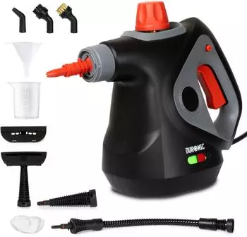 Duronic SC32 BK Dampfreiniger Handgerät 1500W 350ml (SC32 BK DE)