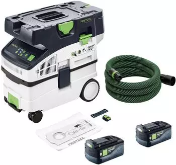 Festool CTLC MIDI I-Basic Akku-Absaugmobil 36V (2x18V) Staubklasse L, 2x 5,0Ah