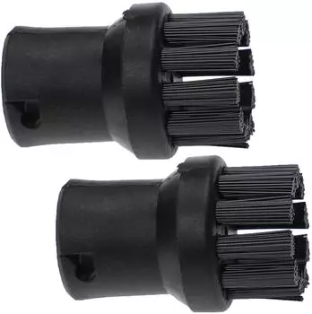 vhbw 2x Rundb&uuml;rste Kompatibel Mit K&auml;rcher K 1001, Jtk 1205, K 1102, K 1201, K 1401 Plus, K 1100, K 1003 Dampfb&uuml;rste