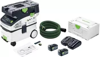 Festool CTMC MIDI I-Basic Akku-Absaugmobil 36V Staubklasse M, 2x 5,0Ah + Doppelladeger&auml;t + Systainer